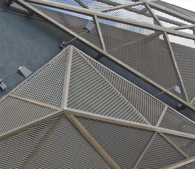 цельнометаллическая просечно-вытяжная сетка (ЦПВС) в архитектурных конструкциях