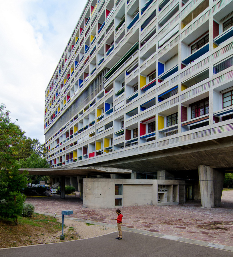 Жилая единица (Unité d'Habitation), Марсель, Франция. 1945-1952