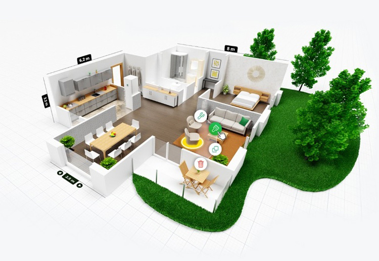 Программа-проектировщик интерьеров Planner 5D: профессиональные ...